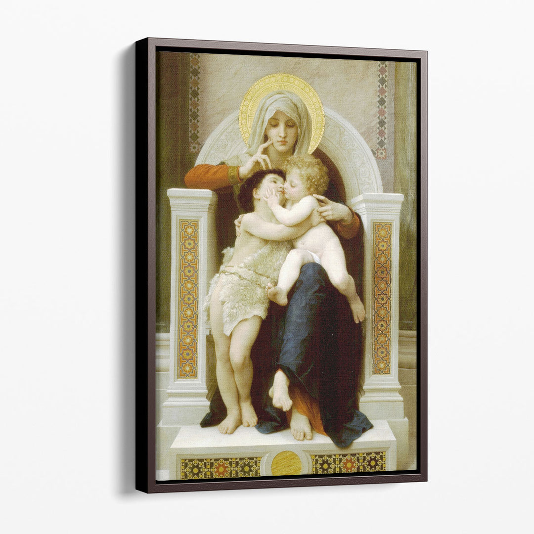Madonna with child and John the Baptist, 1875 - Canvas Print Wall Art