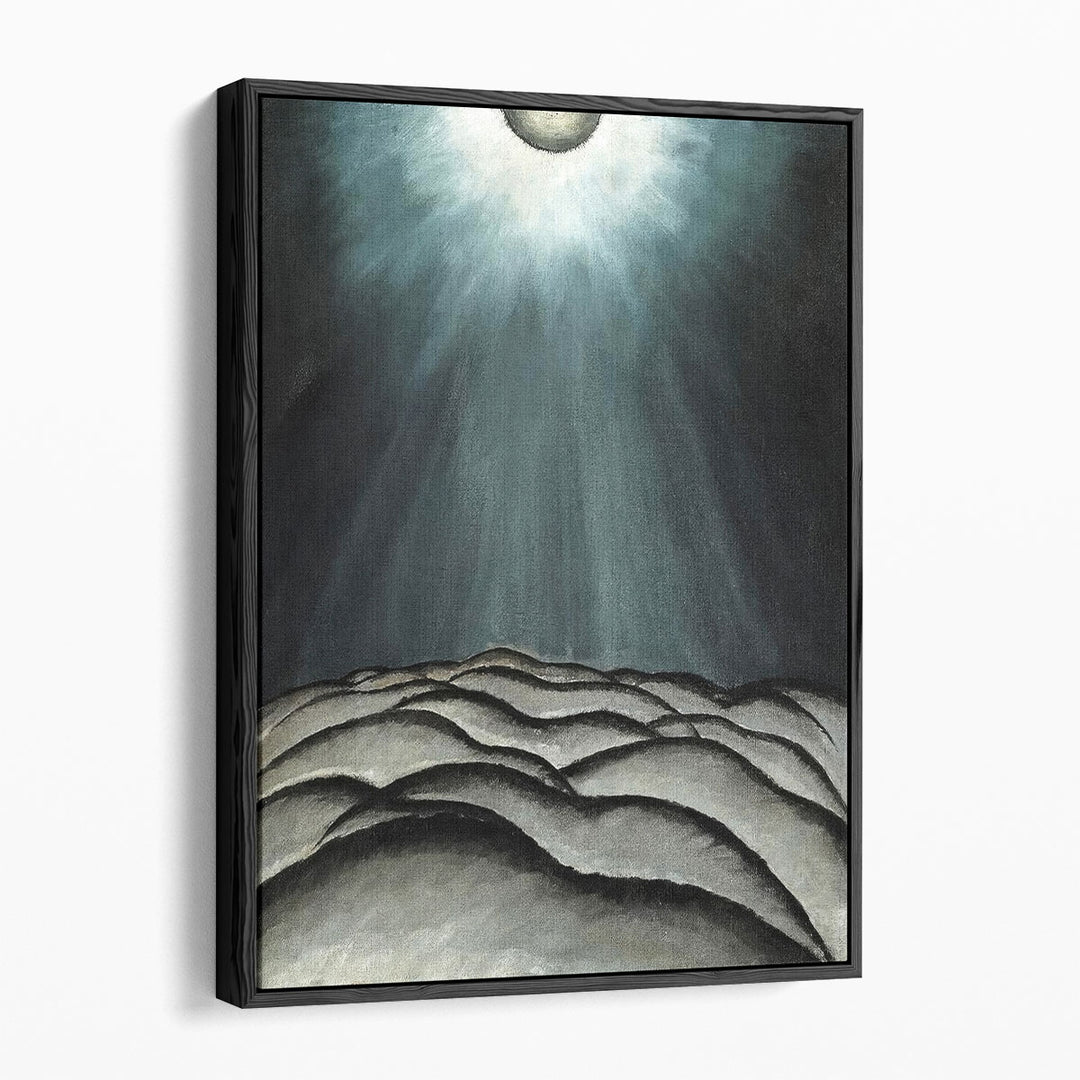 Moon and Sea No. II - Canvas Print Wall Art