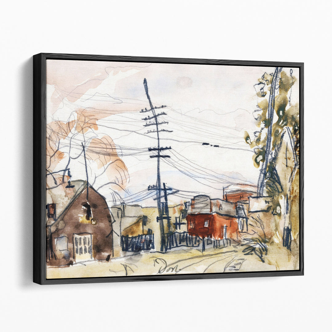 Fall Brook Railroad - Canvas Print Wall Art