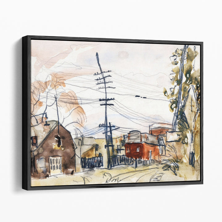 Fall Brook Railroad - Canvas Print Wall Art