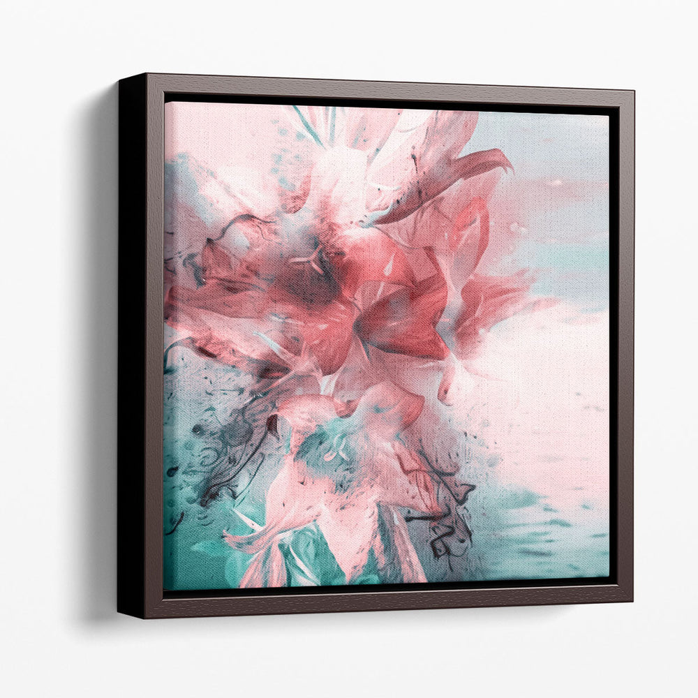 Artistic Lilies Bouquet - Canvas Print Wall Art