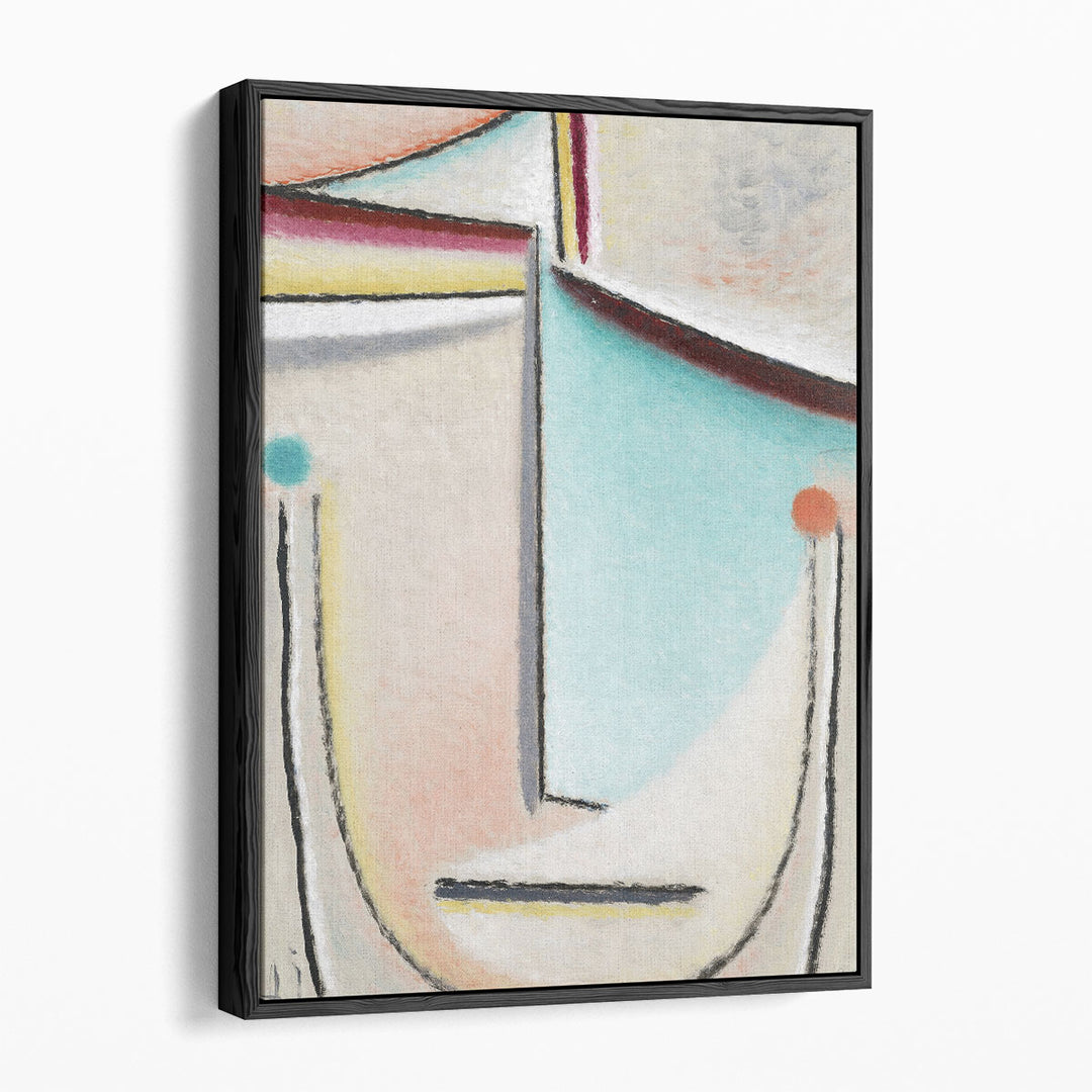 Abstract Head, Pink and Light Blue, 1929 - Canvas Print Wall Art