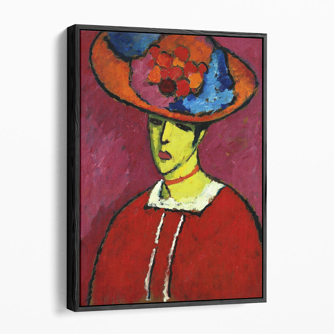 Schokko with Wide Brimmed Hat, 1910 - Canvas Print Wall Art