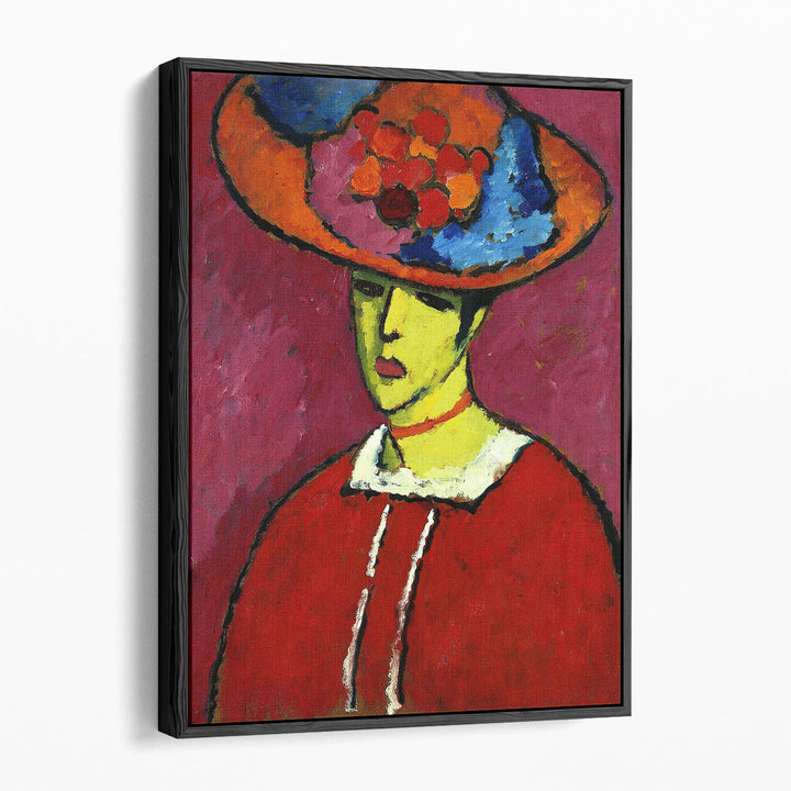 Schokko with Wide Brimmed Hat, 1910 - Canvas Print Wall Art