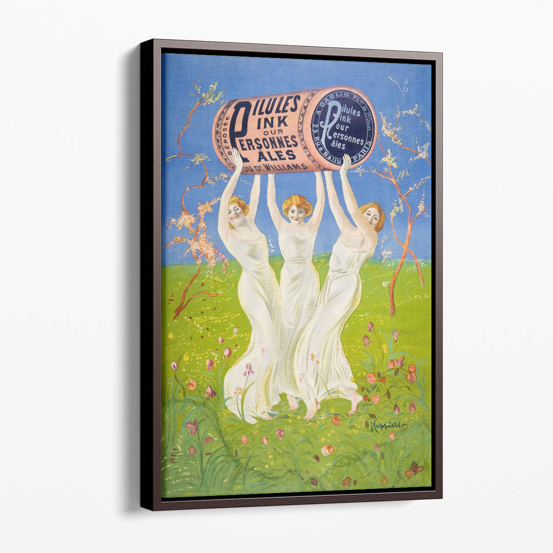 Pink Pills for Pale People, 1910 - Canvas Print Wall Art