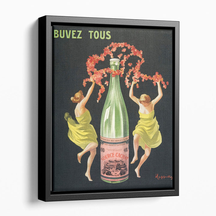 Drink all Evian Cachat, 1912 - Canvas Print Wall Art