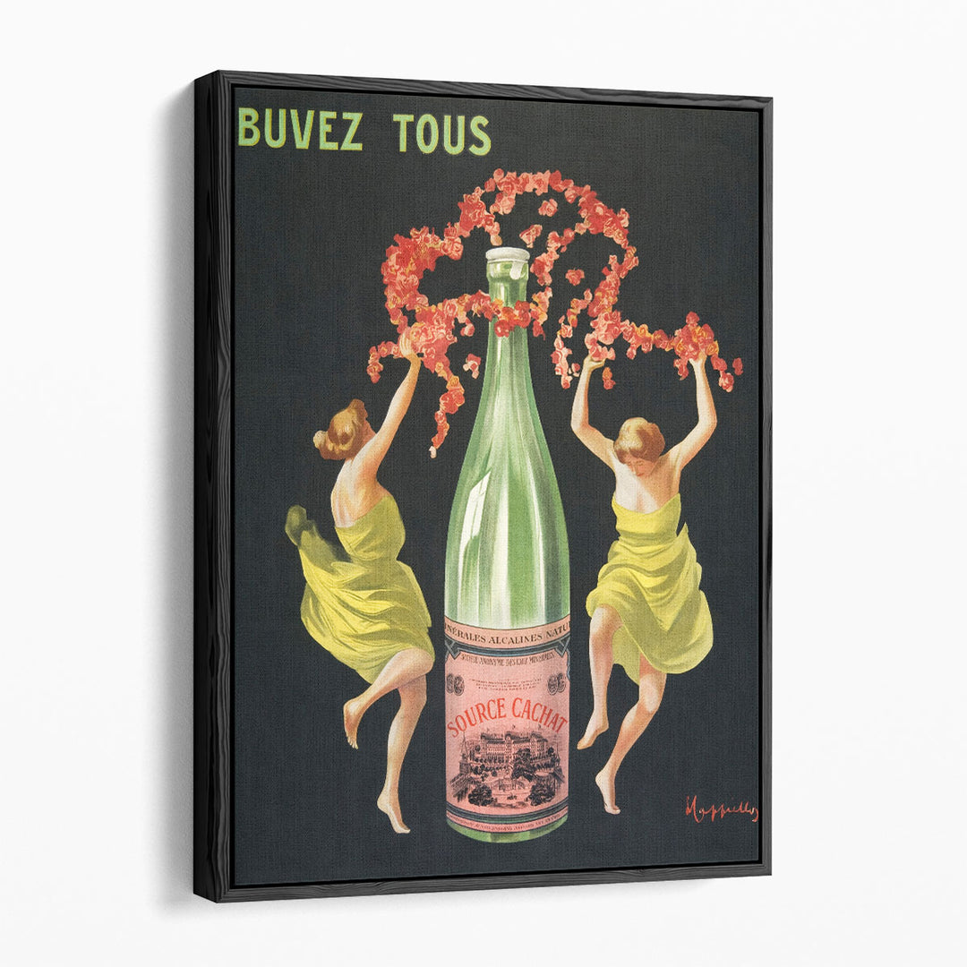 Drink all Evian Cachat, 1912 - Canvas Print Wall Art