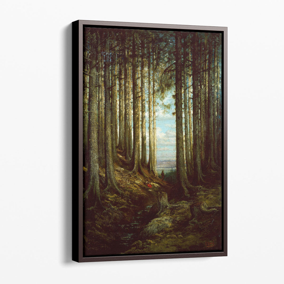 Alpine Scene - Canvas Print Wall Art