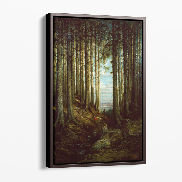 Alpine Scene - Canvas Print Wall Art
