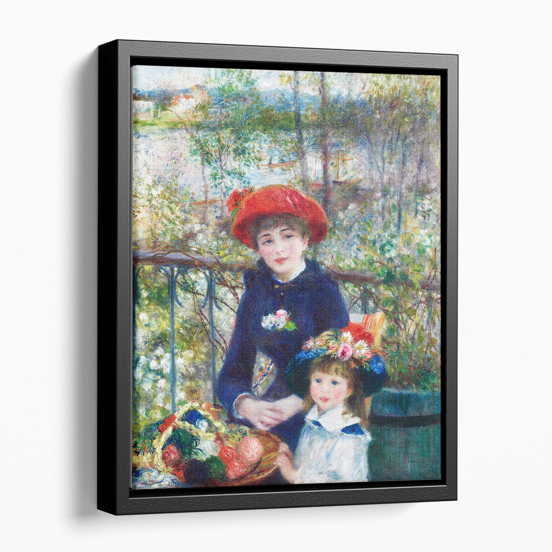 Two Sisters, On the Terrace, 1881 - Canvas Print Wall Art
