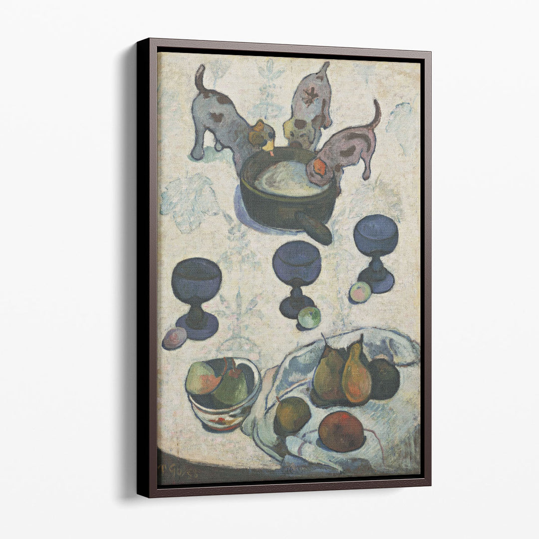 Still Life with Three Puppies, 1888 - Canvas Print Wall Art