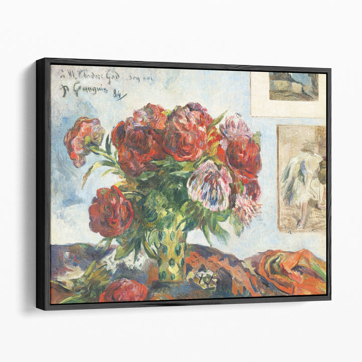 Still Life with Peonies, 1884 - Canvas Print Wall Art