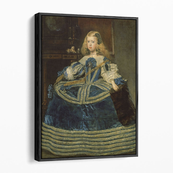 Infanta Margarita Teresa in a Blue Dress - Canvas Print Wall Art