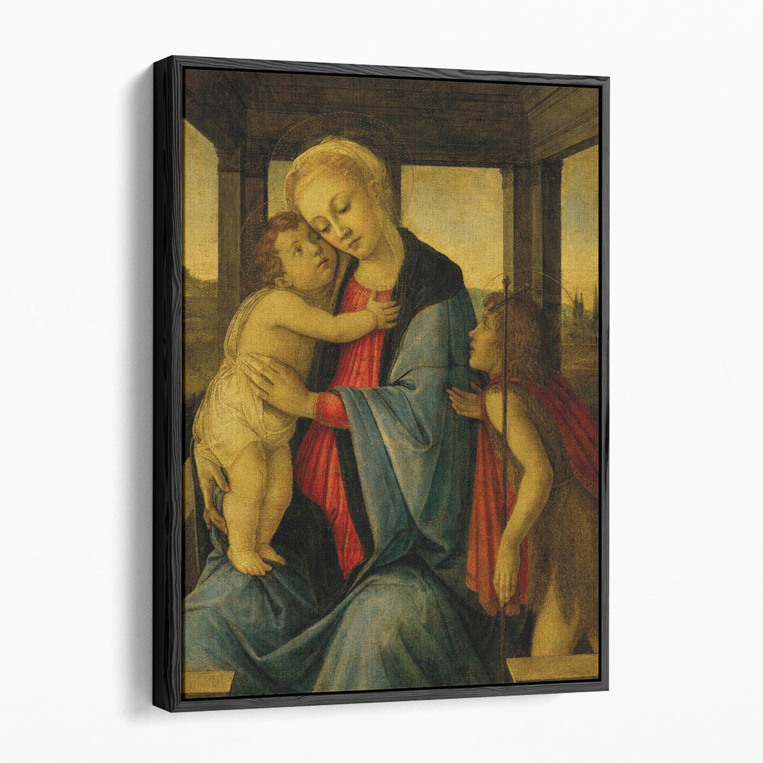 The Madonna and Child with the Infant Saint John the Baptist - Canvas Print Wall Art