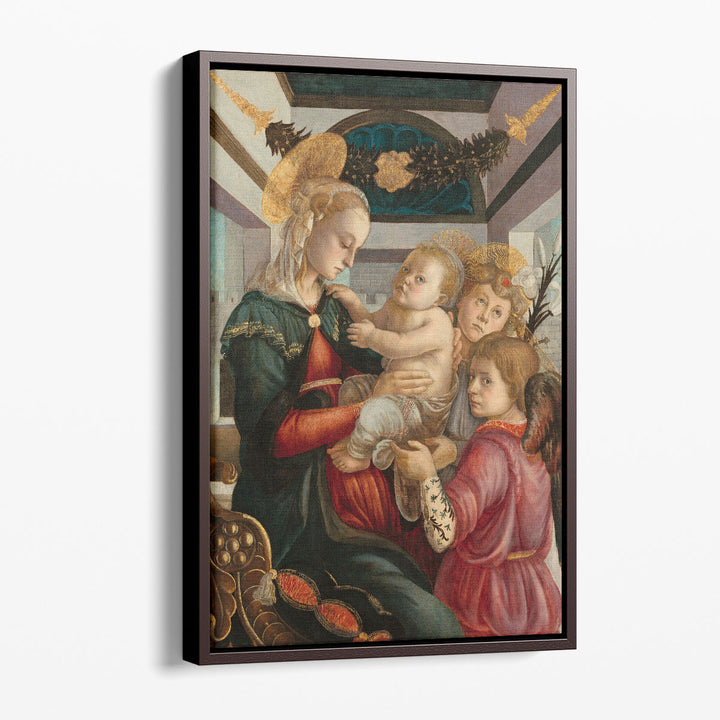 Madonna and Child with Angels - Canvas Print Wall Art