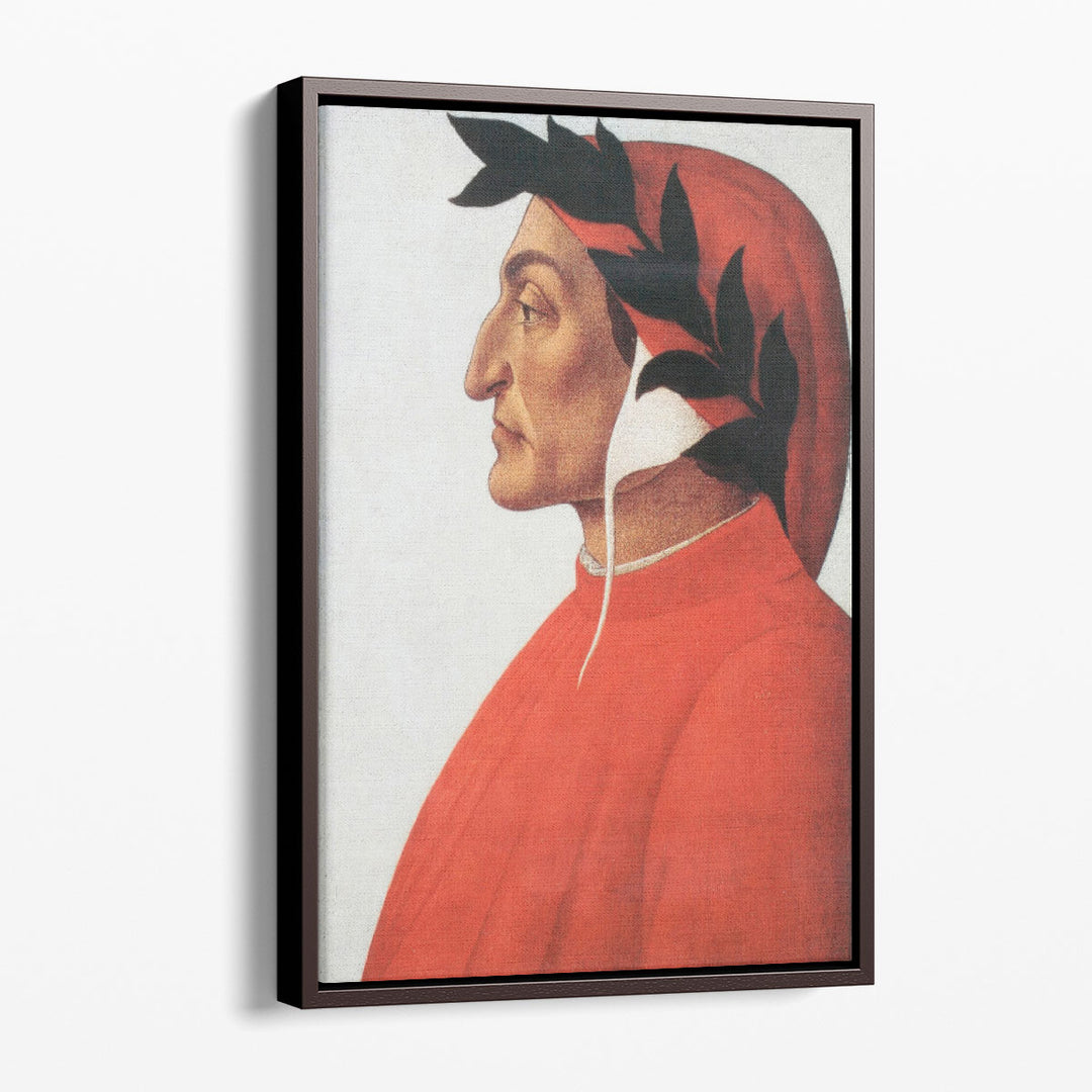 Dante Alighieri's Portrait - Canvas Print Wall Art