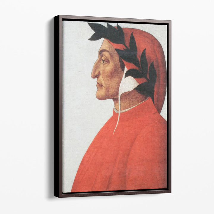 Dante Alighieri's Portrait - Canvas Print Wall Art
