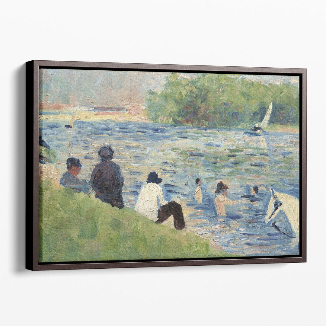 Study for Bathers at Asnieres - Canvas Print Wall Art