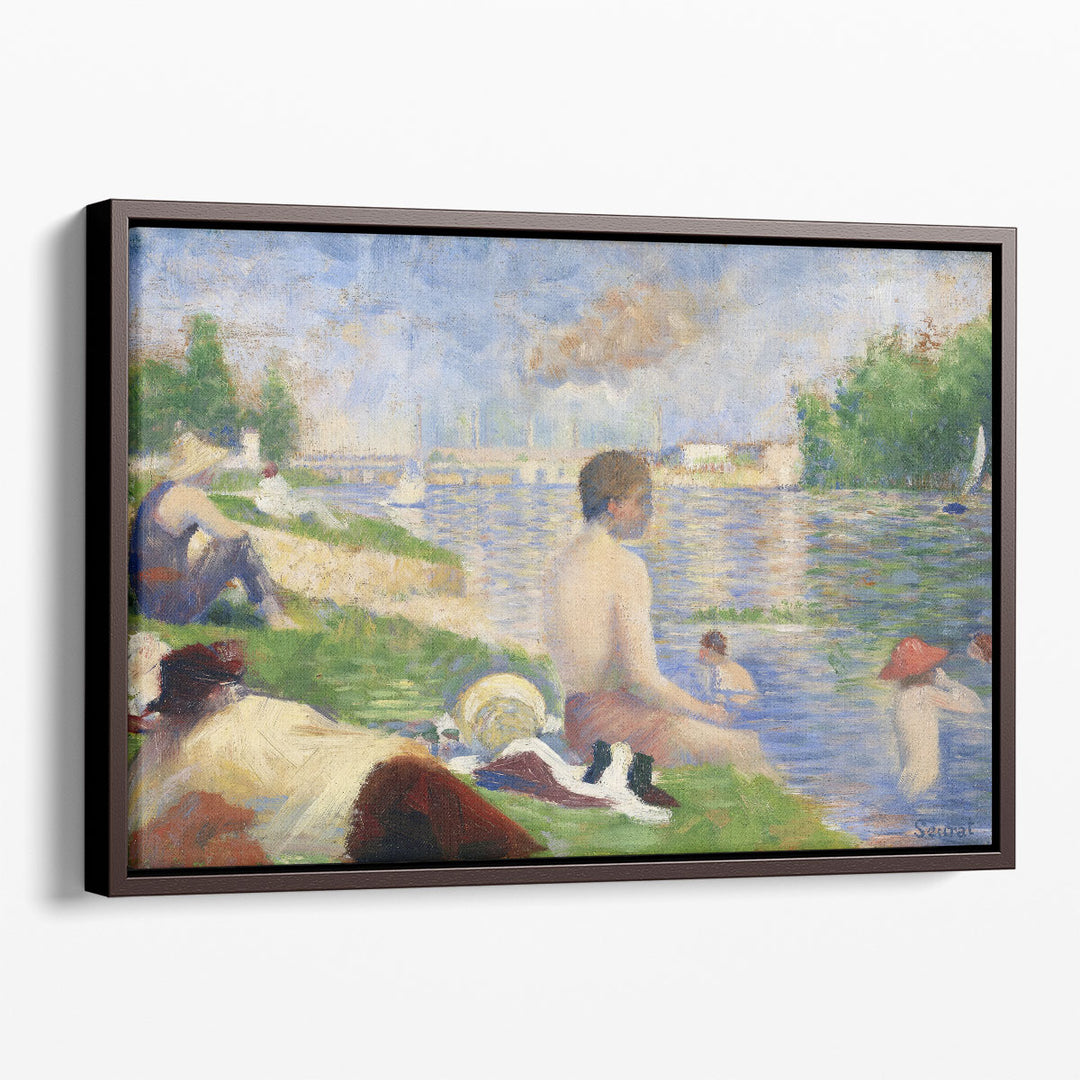Final Study for Bathers at Asnieres, 1883 - Canvas Print Wall Art