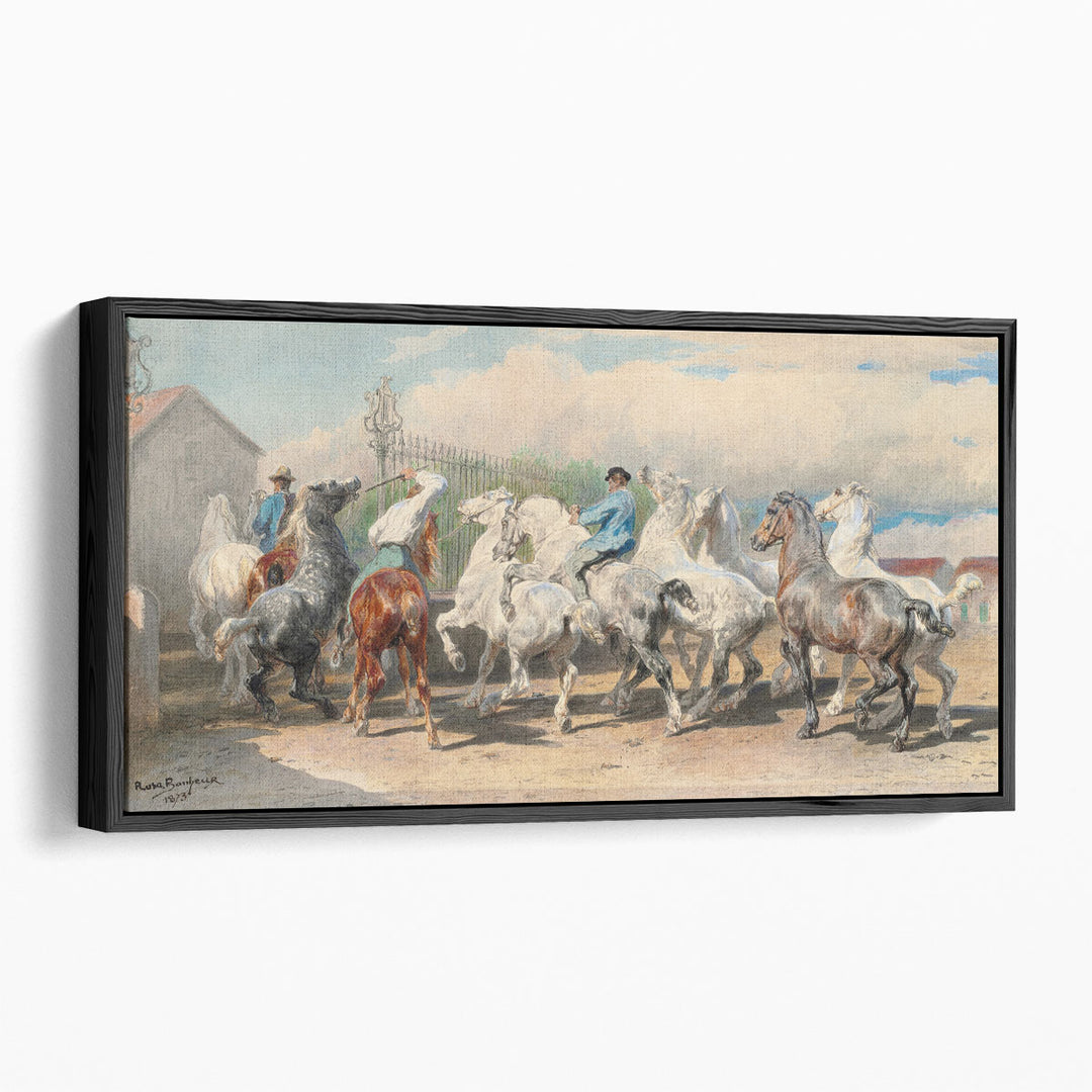 Return from the Horse Fair, 1873 - Canvas Print Wall Art