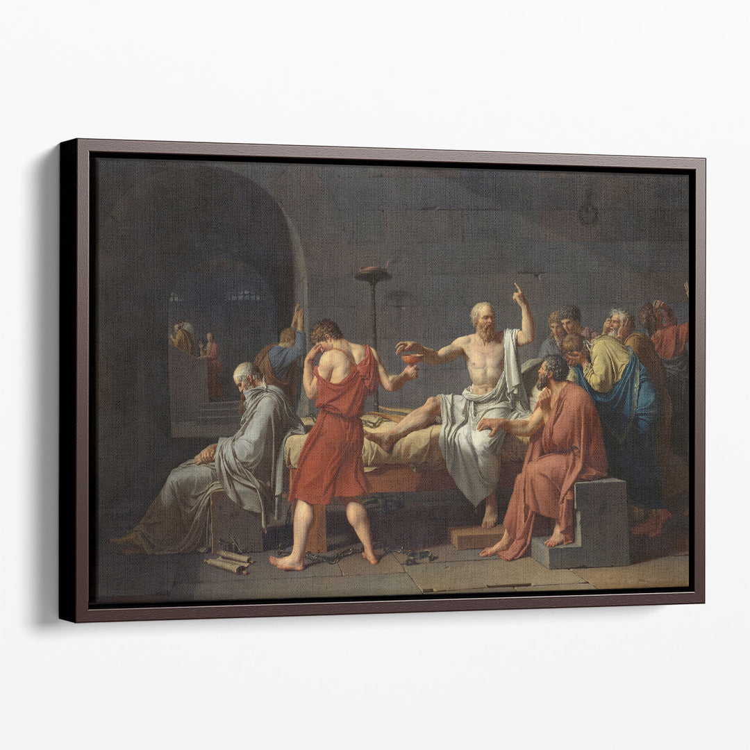 The Death of Socrates, 1787 - Canvas Print Wall Art