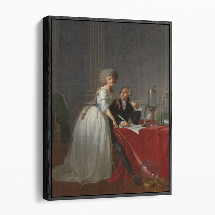 Portrait of Antoine Laurent and Marie Anne Lavoisier - Canvas Print Wall Art