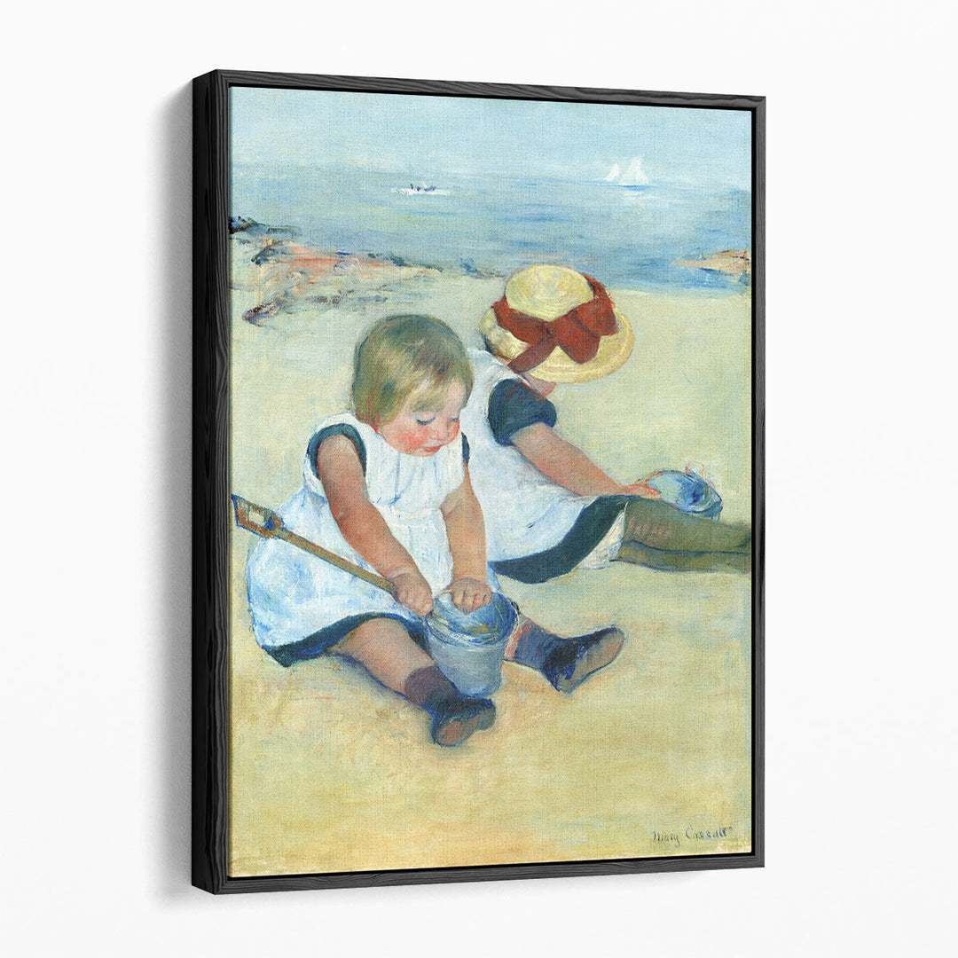 Children Playing on the Beach, 1884 - Canvas Print Wall Art
