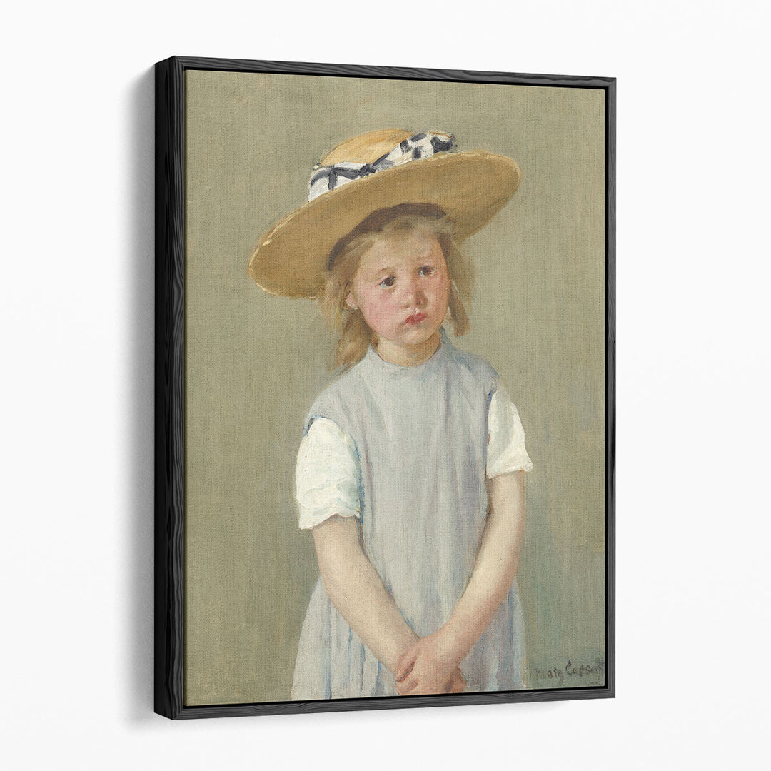 Child in a Straw Hat, 1886 - Canvas Print Wall Art