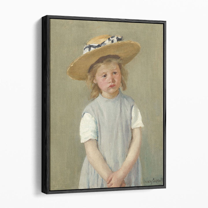 Child in a Straw Hat, 1886 - Canvas Print Wall Art