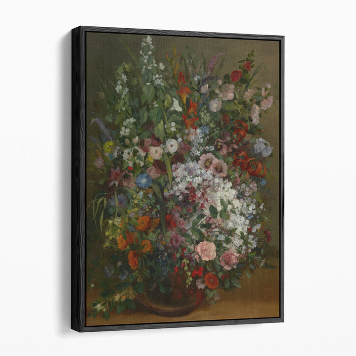 Bouquet of Flowers in a Vase, 1862 - Canvas Print Wall Art