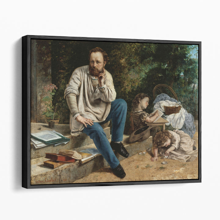 Proudhon and His Children - Canvas Print Wall Art