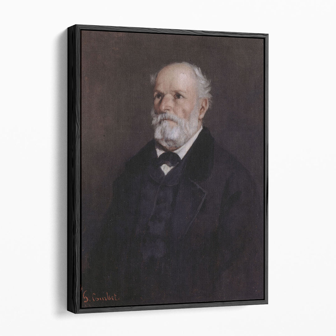 Portrait of Regis Courbet - Canvas Print Wall Art