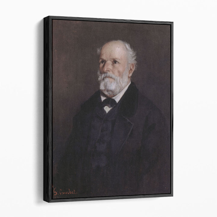 Portrait of Regis Courbet - Canvas Print Wall Art