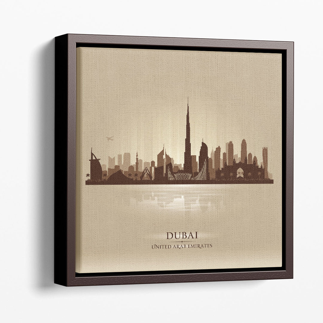 Dubai, UAE, City Skyline - Canvas Print Wall Art