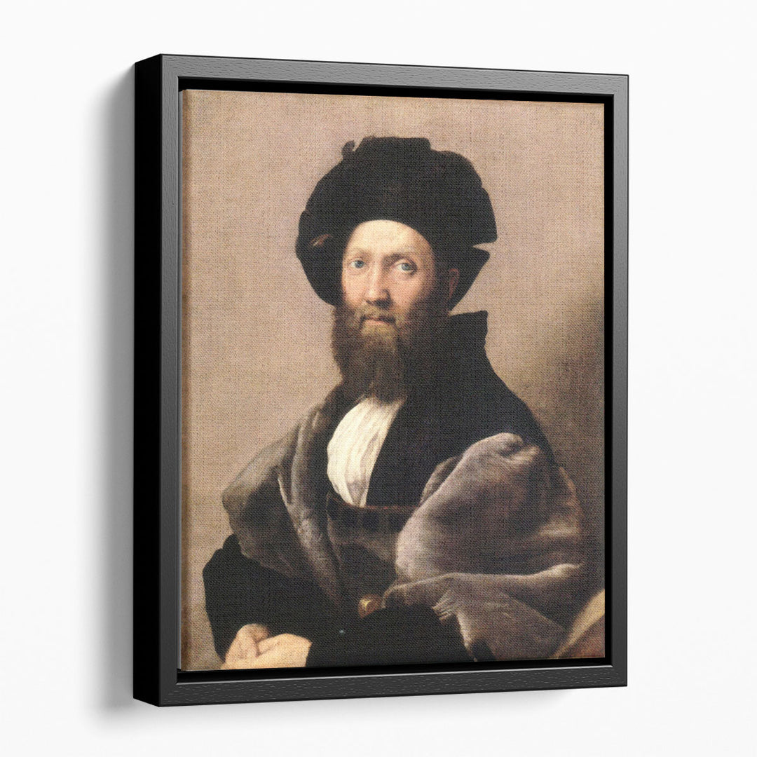 Portrait of Baldassare Castiglione - Canvas Print Wall Art