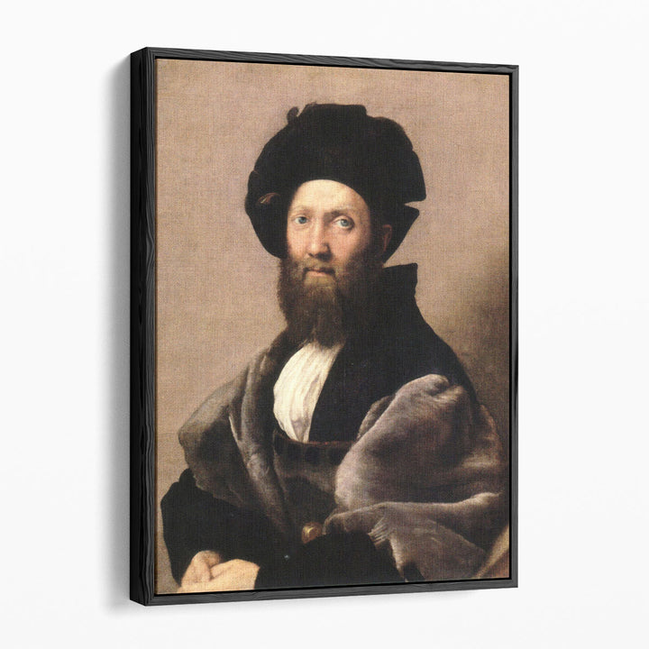 Portrait of Baldassare Castiglione - Canvas Print Wall Art