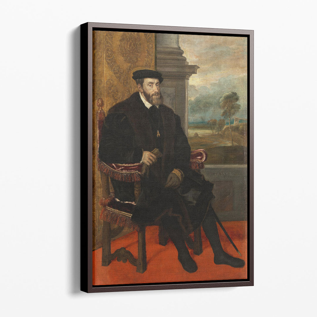 Portrait of Charles V - Canvas Print Wall Art