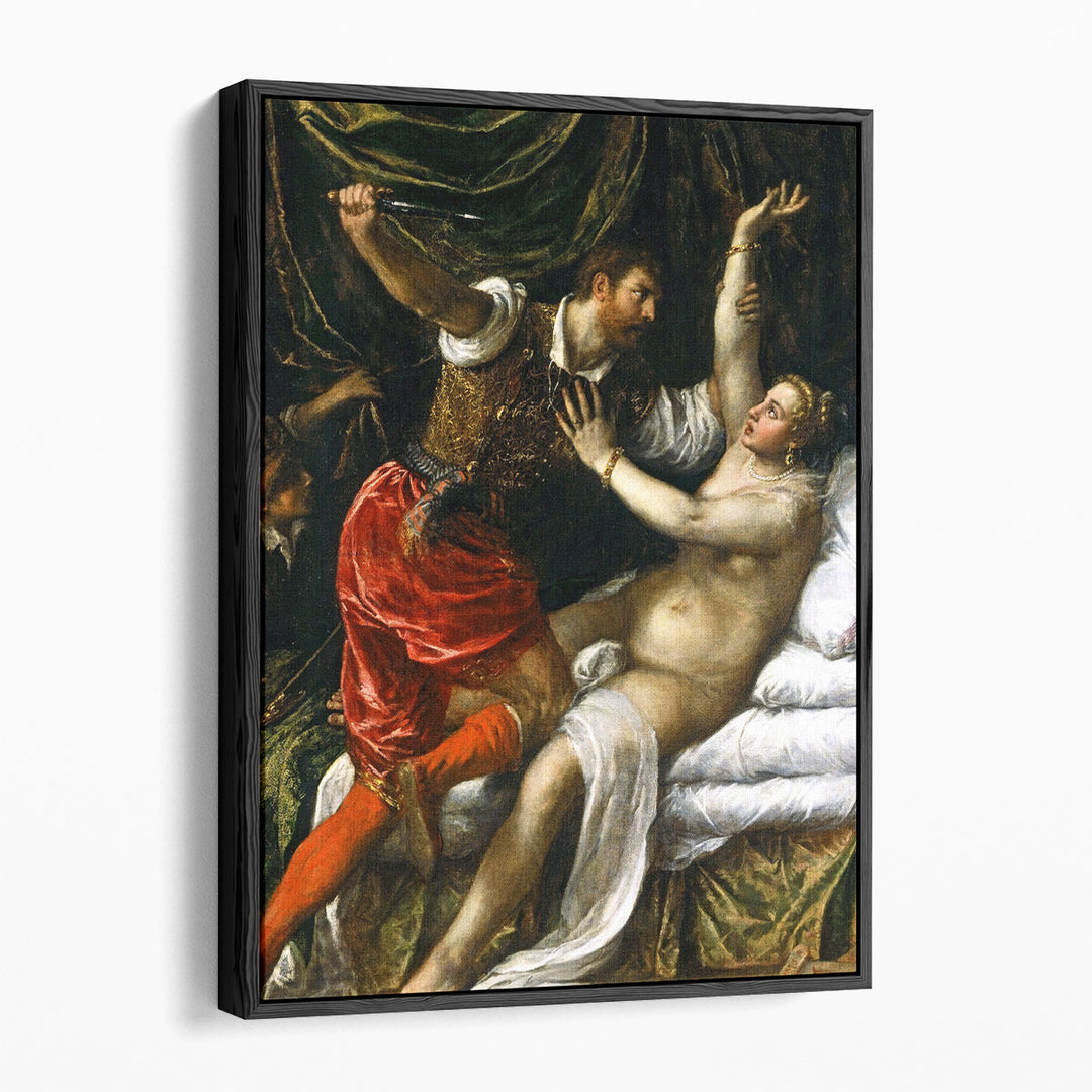 Tarquin and Lucretia - Canvas Print Wall Art