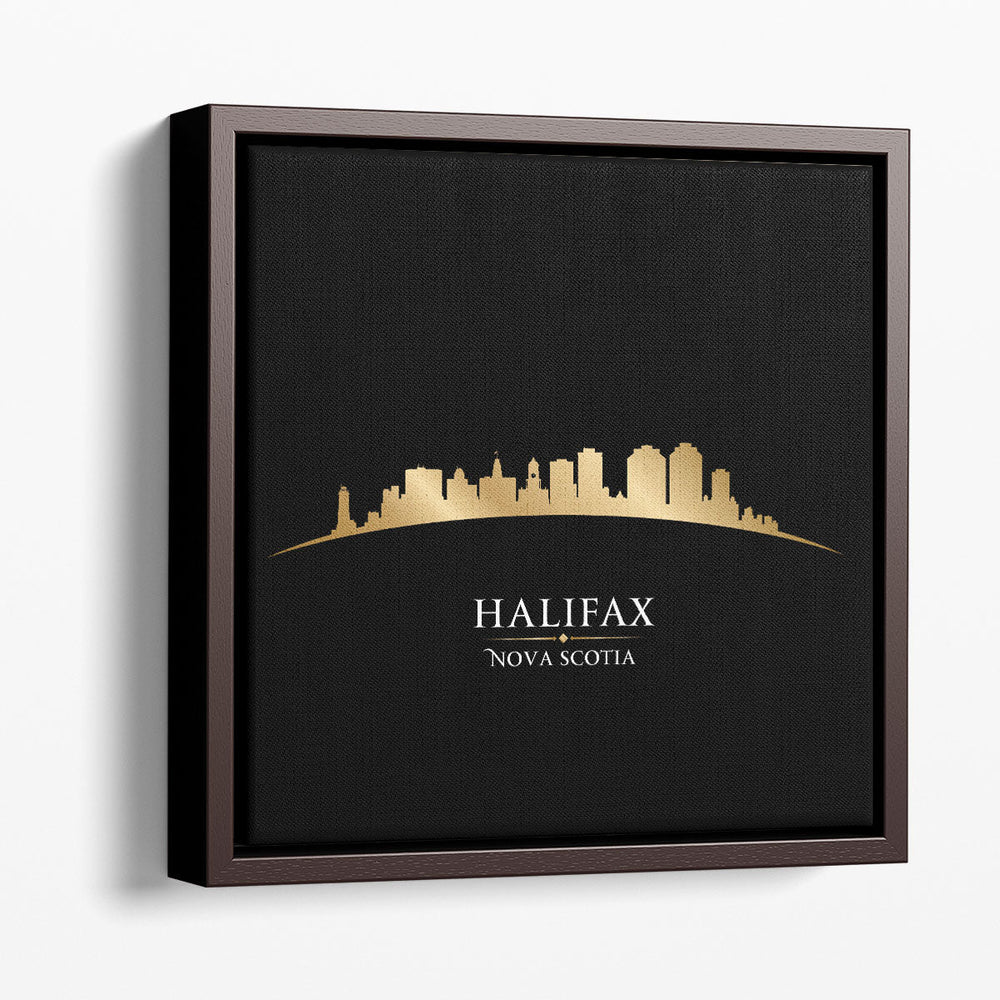 Halifax, Nova Scotia, City Skyline - Canvas Print Wall Art