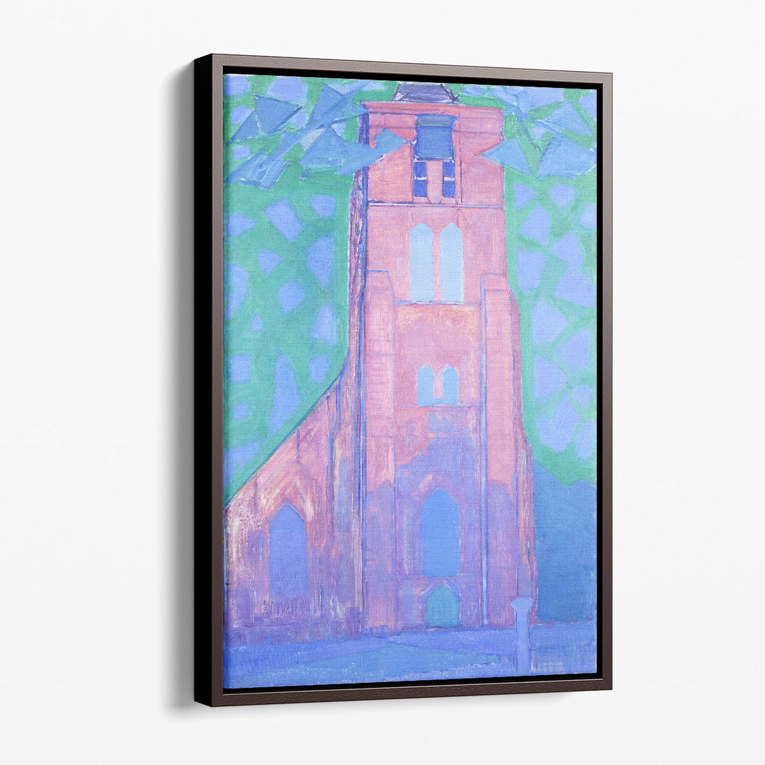 Church Tower at Domburg, 1911 - Canvas Print Wall Art