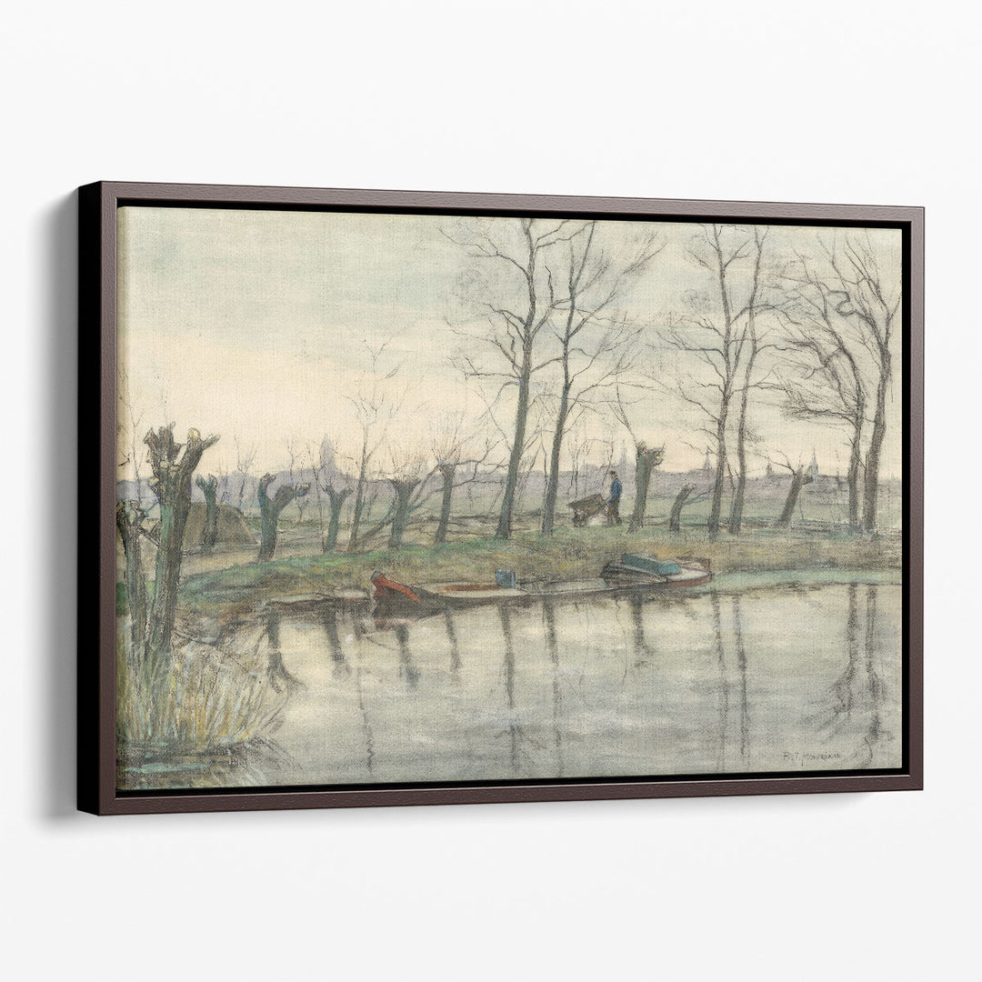 Amsterdam Skyline Viewed from the West, 1899 - Canvas Print Wall Art