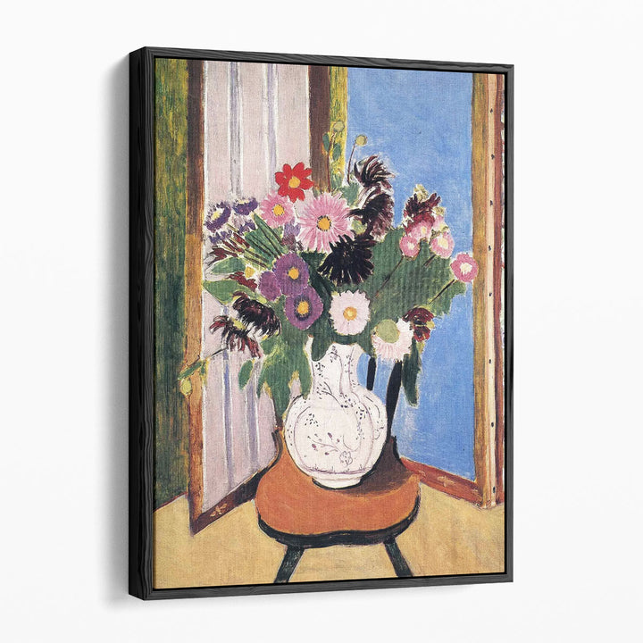Vase with Flowers - Canvas Print Wall Art