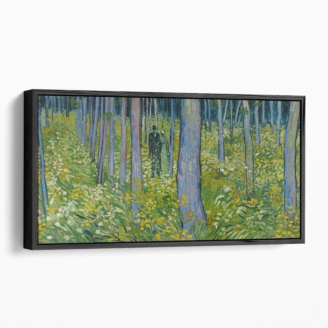 Undergrowth with two Figures, 1890 - Canvas Print Wall Art