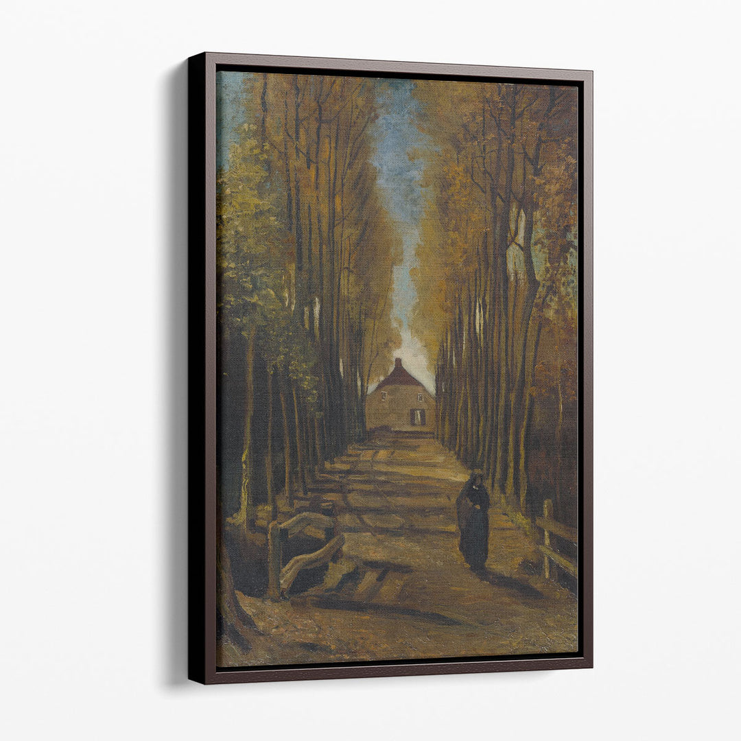 Avenue of Poplars in Autumn, 1884 - Canvas Print Wall Art