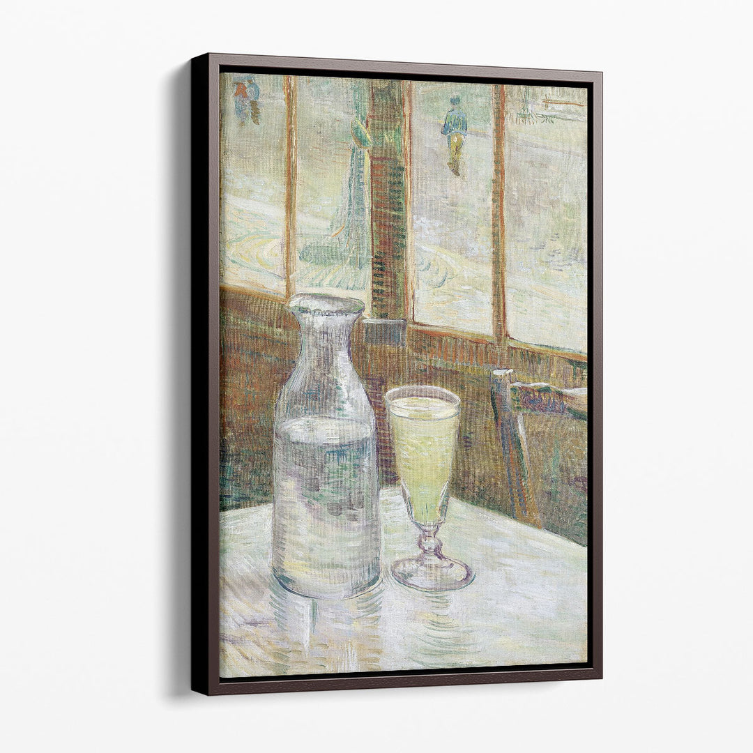 Cafe table with Absinth 1887 - Canvas Print Wall Art