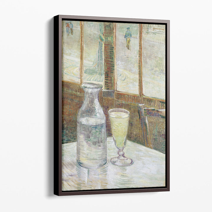 Cafe table with Absinth 1887 - Canvas Print Wall Art
