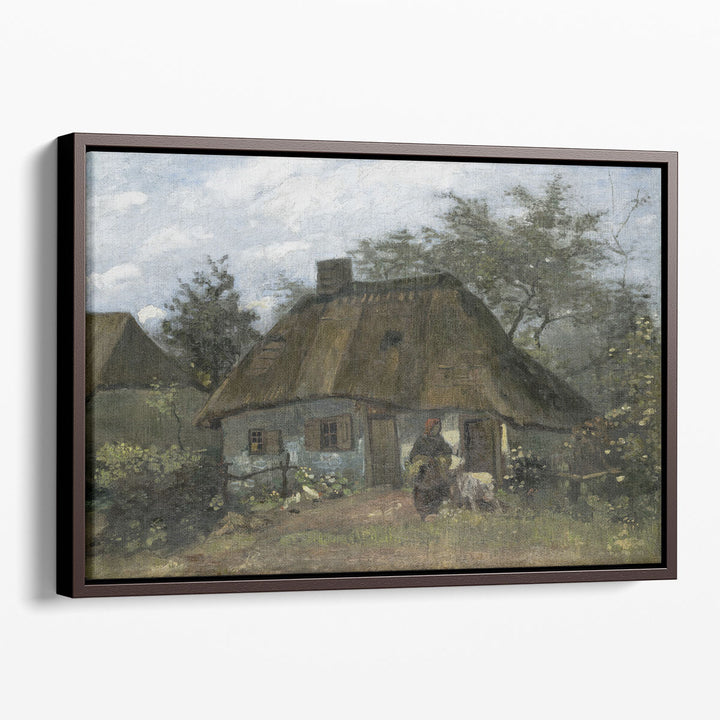 Farmhouse in Nuenen, 1885 - Canvas Print Wall Art