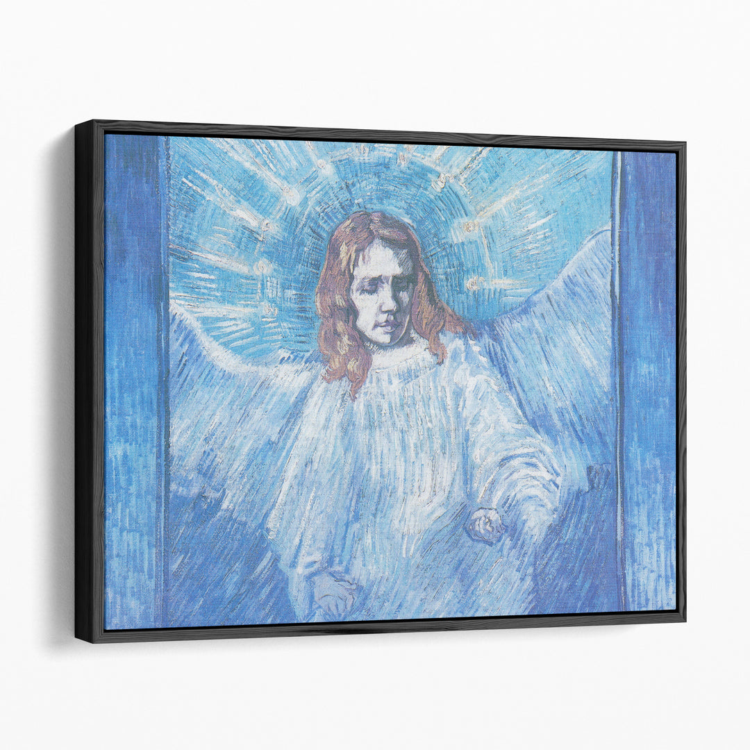 Half-figure of an Angel - Canvas Print Wall Art