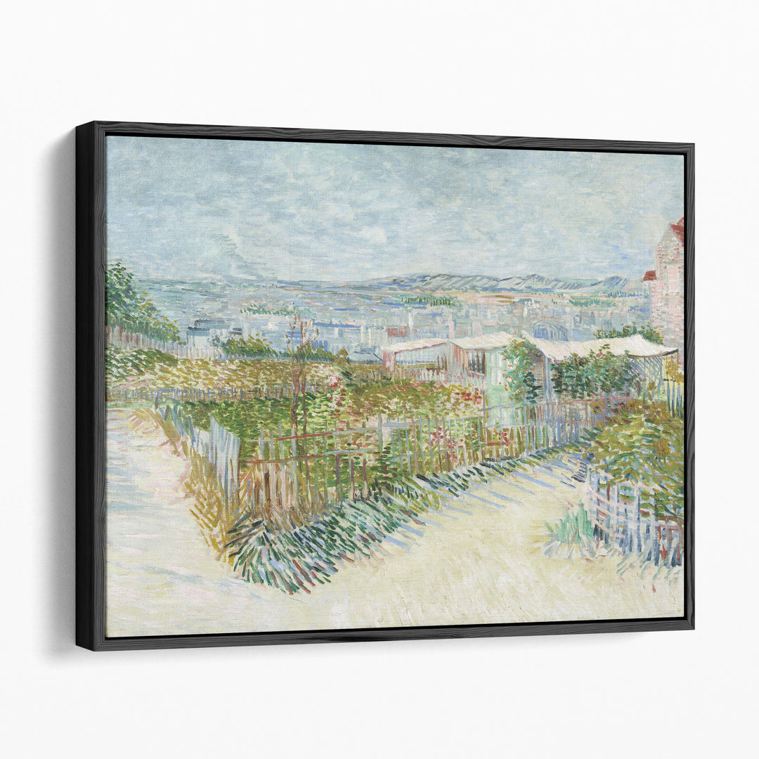 Montmartre; behind the Moulin de la Galette, 1887 - Canvas Print Wall Art