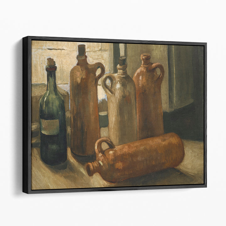 Stillleben mit fünf Flaschen, 1884 - Canvas Print Wall Art